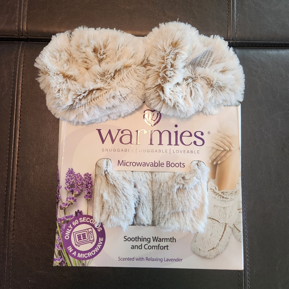 Warmies Lavender Infused Microwavable Lounge Boots